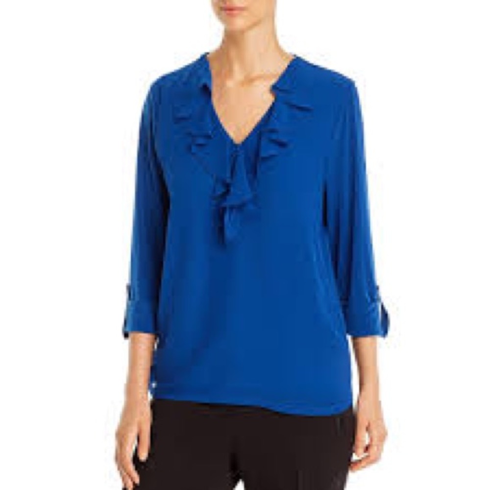 💙 COLOR FX Long Sleeve Blouse 💙